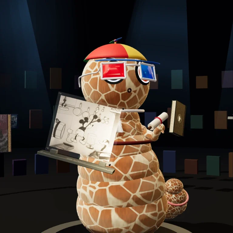 Giraffe Worm Bookworm